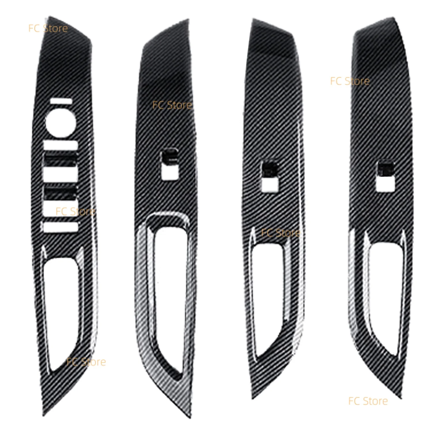 For Hyundai For Tucson 2025 2026 Interior Window Lift Switch Button Cover Trim ABS Car Style Interior Dashboard Central Console view 3