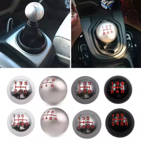 Aluminum 5/6 Speed JDM Ball Shape Shift Gear Knob M10*1.5 For Honda Fit Civic City FD2 FN2 EP3 TYPE R DC2 DC5 AP1 AP2 S2000 F20C