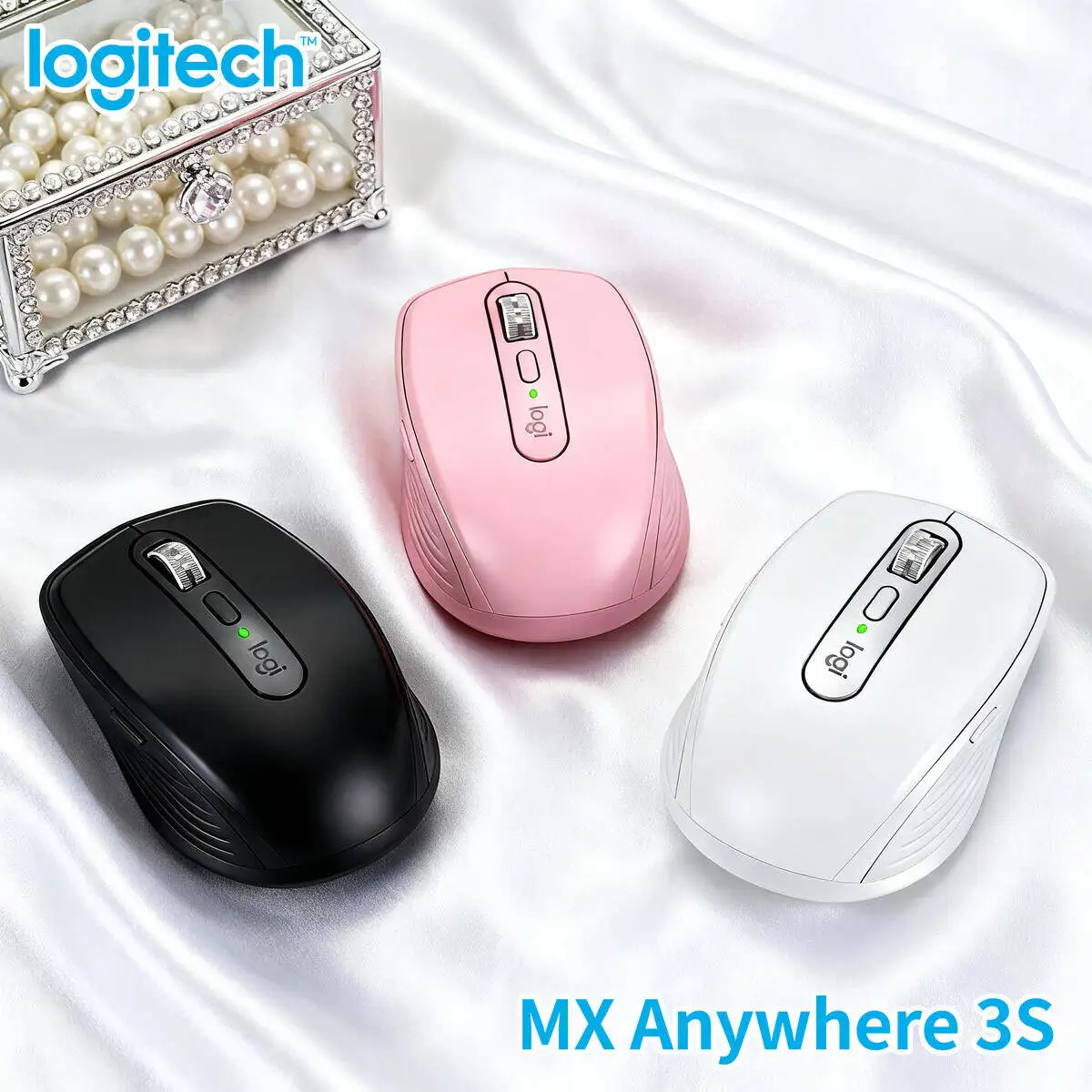 

Logitech MX Anywhere 3S High DPI Mouse for Swift Laptop Precision Tracking