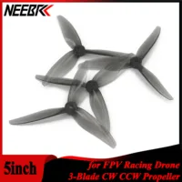 NEEBRC 12 Pairs 5 inch Props 3-Blade Propellers for FPV Racing Drone RC Plane Quadcopter Brushless Motor Freestyle DIY Parts