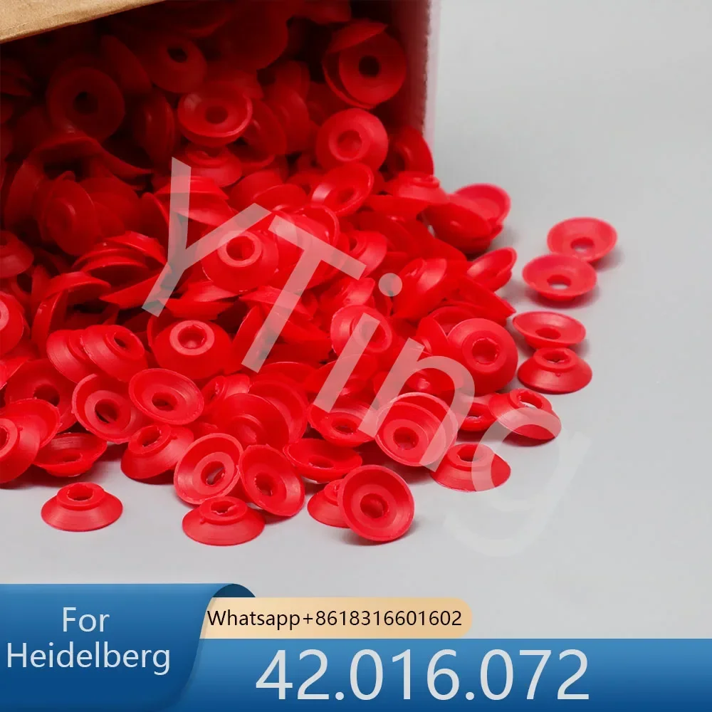 100PCS Molded Rubber Sucker 42.016.072 Compatible with SM74 PM74 SM52 SX52 SM102 SX102 Printing Press