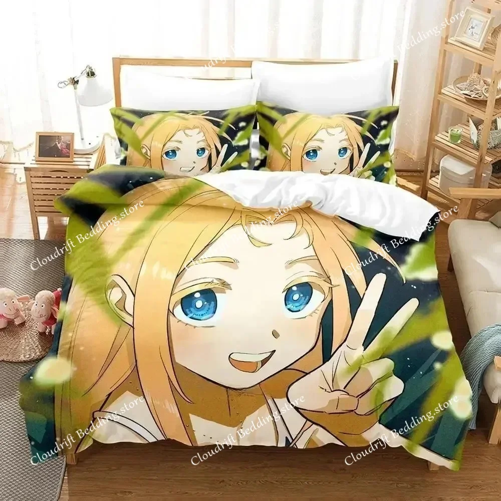 

3D Print New Summer Time Rendering Bedding Set Anime Adult Kid Bedroom Kawaii Girls Duvet Cover Sets