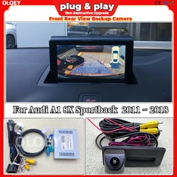 Reverse Aid Camera Kit For Audi A1 8X Sportback 2011 ~ 2018 Original Screen Plug & Play HD Parking Front Rear View Backup Camera