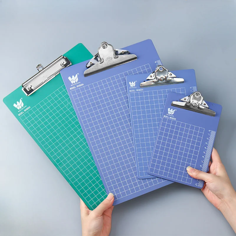 2pcs File Folder Paper Ticket Storage Collect Book A4/A5/A6 Clipboard Writing Board Clip A4 Document Holder Menu Bill Folder