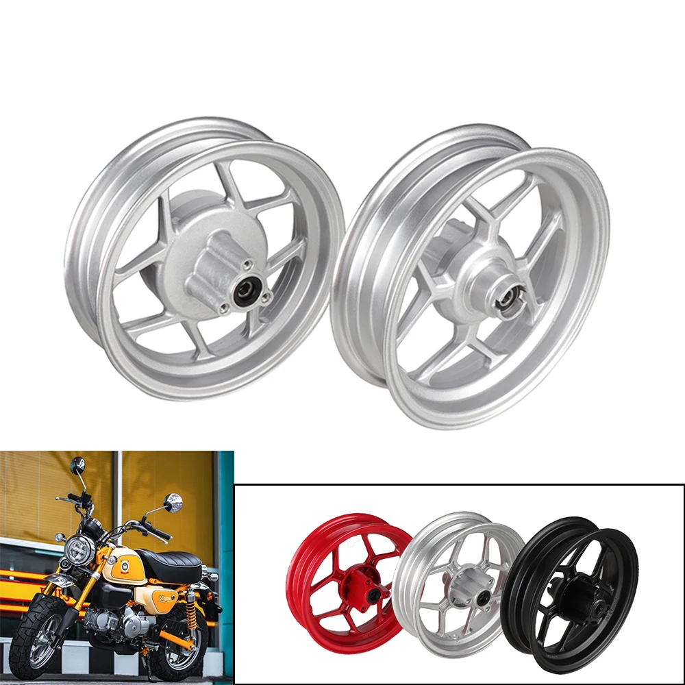 Motorcycle 10 inch Alluminum Alloy 2.50-10 Wheel Rim Hub Kit Fit For Honda Jincheng Monkey Bike Moped Scooter Modification Parts