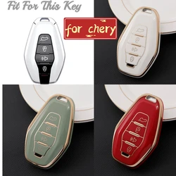 4button Car Key Cover Case Auto Keychain Protector Key Ring for Chery Jetour X70 X70plus X70m X90plus X95pro Accessaries