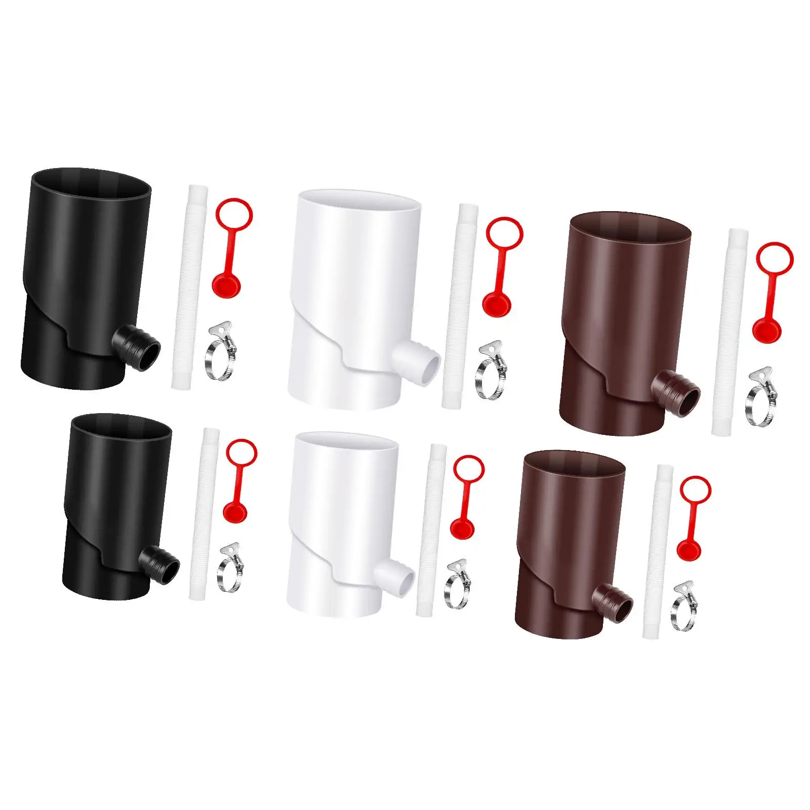 

Downspout Diverter Rain Water Collection System for Round Downspouts Raindrop