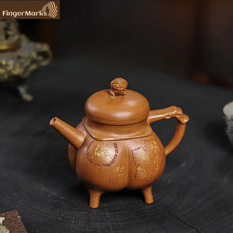 

320ml | Authentic Yixing Zisha Teapot | Shenzhou Fuding - Jin Jiang Po Ni