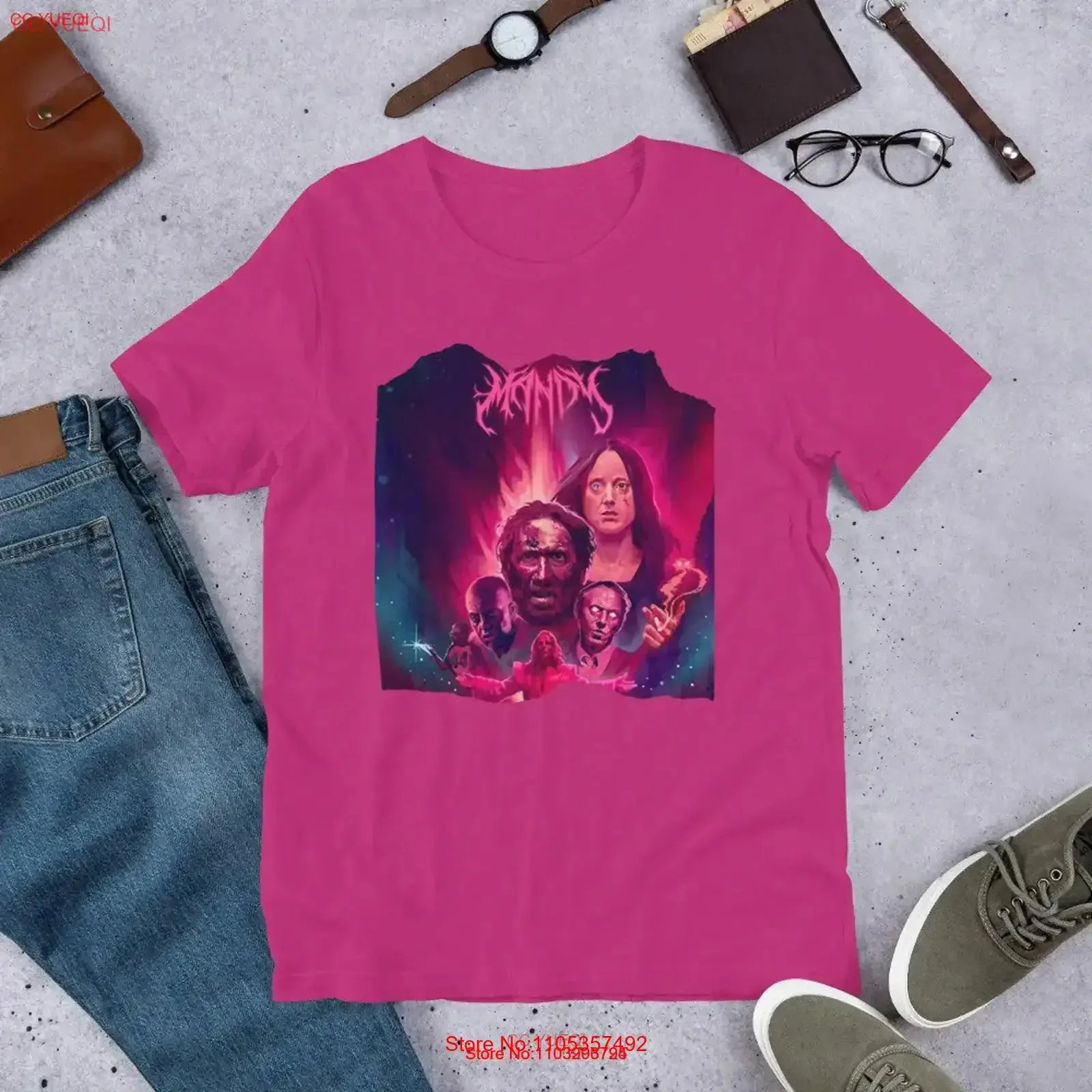 T Shirt Mandy action horror directed by Panos Cosmatos based on a story conceived Nicolas Cage V1 vintage Washed Stretched