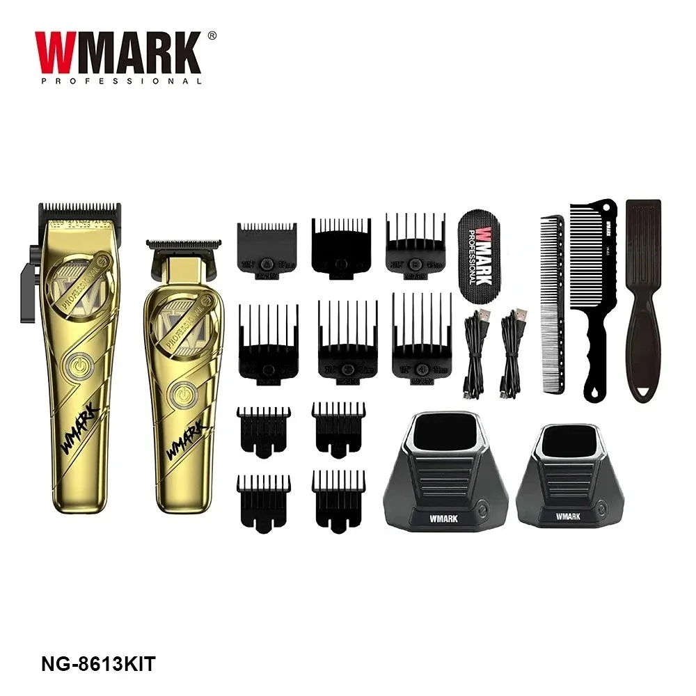 WMARK ヘアトリマー プロ仕様 バリカン 調節可能 掃除機 コードレス