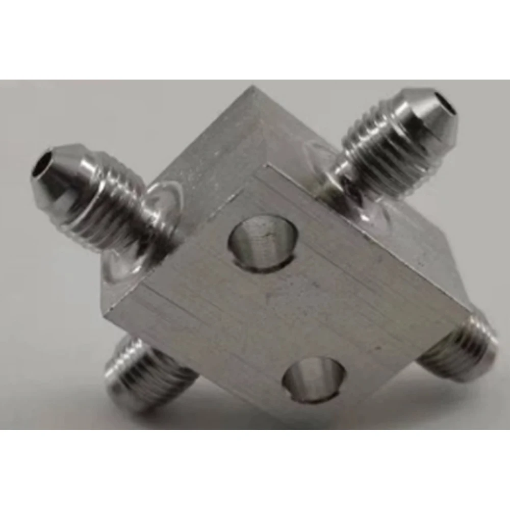 

AN3 To AN3 To AN3 To AN3 Stainless Steel Brake Hose End Fitting Adapter Brake Hose Connector Male S.S an3 Sliver