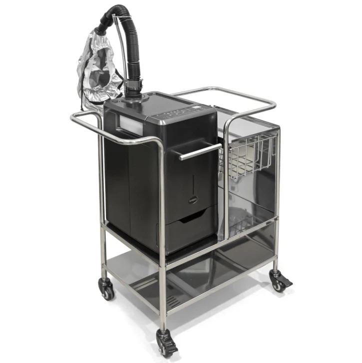 

Тележка для парикмахерской, парикмахерской, передвижная станция для косметических инструментов с пароваркой для волос, подвижный ящик, функциональная рабочая тележка