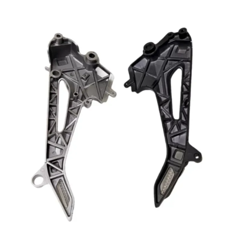 Universal Motorcycle Left Right Passenger Footrest Mounting Brackets Pair Foot Peg Pedal Support Holder Accessories