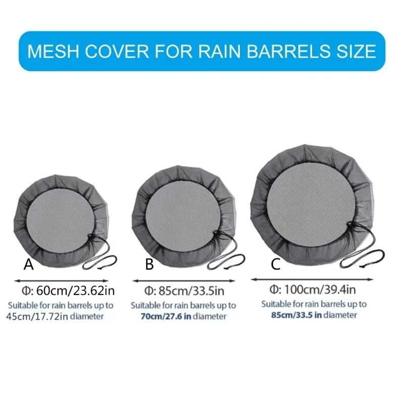 Adjustable Rain Butt Net Weatherproof Mosquitoes Protector Rain Butt Cover