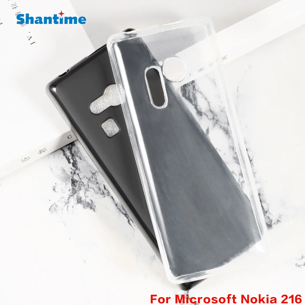 For Microsoft Nokia 216 Gel Pudding Silicone Phone Protective Back Shell For Microsoft Nokia 216 Soft TPU Case