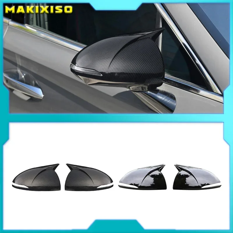 

For Hyundai Sonata DN8 2020 2021 Car Rearview Mirror Cover Side Door Mirror Shell Decoration Trim