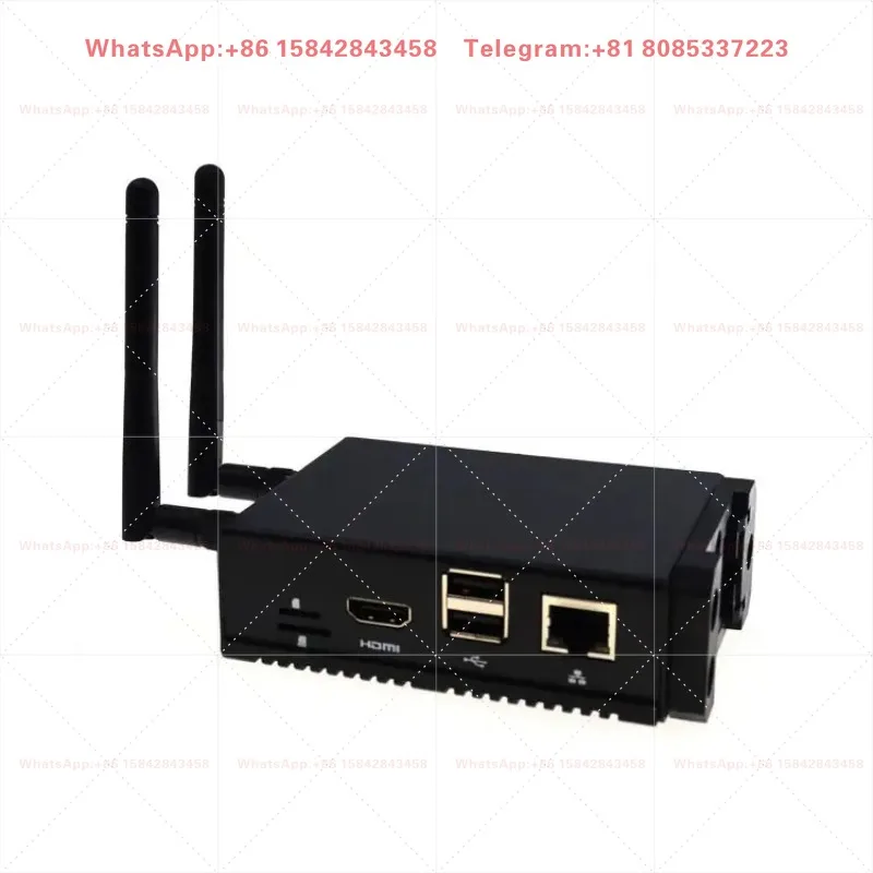 CM4 Industrial Embedded Control Computer DIN Rail Mount Edge Computing Automation Box PC