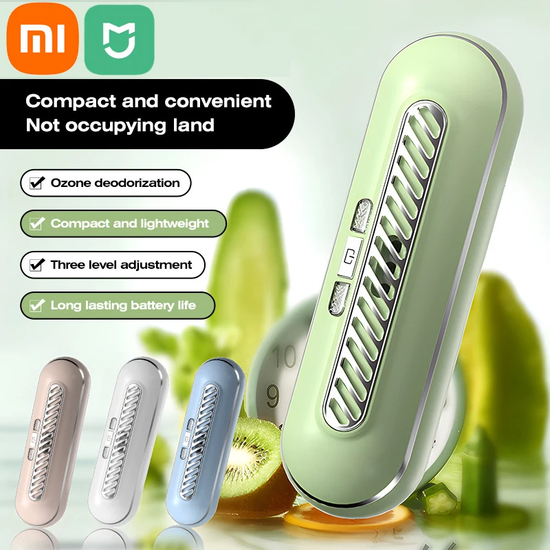 Xiaomi MIJIA Frigorifero Purificatore d'aria Mini frigorifero Deodorante Deodoranti per ambienti a carbone attivo Rimozione odori con cavo di ricarica