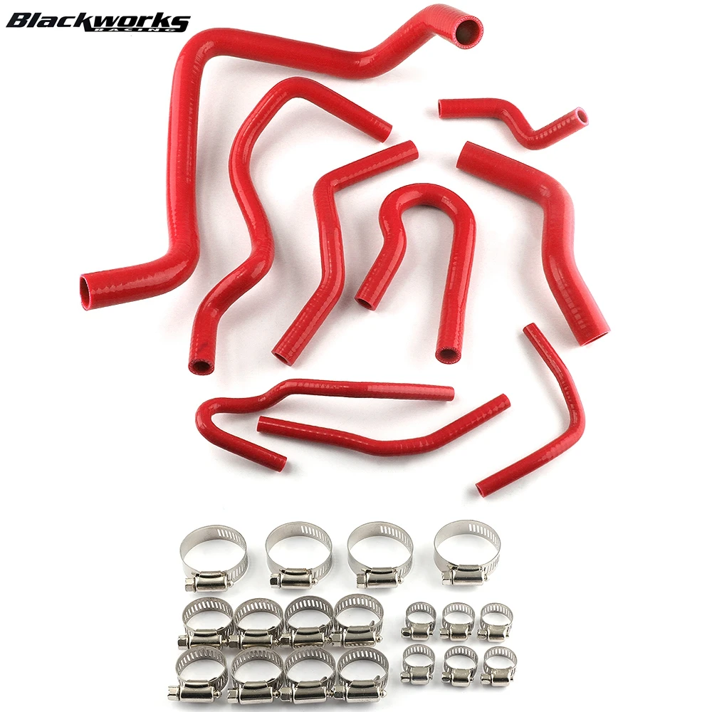 

Car Silicone Radiator Coolant Hose Kit For Honda CIVIC SOHC D15 D16 EG EK 1992‑2000 Car Accessories 9Pcs