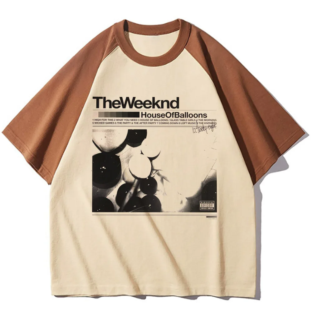 the Weeknd t shirt women quick dry comfortable Tee girl comic Japanese clothing