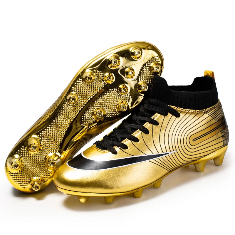 Profissional Unisex Long Spikes Sapatos De Futebol, Botas De Futebol De Tornozelo Tf, Chuteiras De Grama Ao Ar Livre, Sapatos De Futebol, 2023
