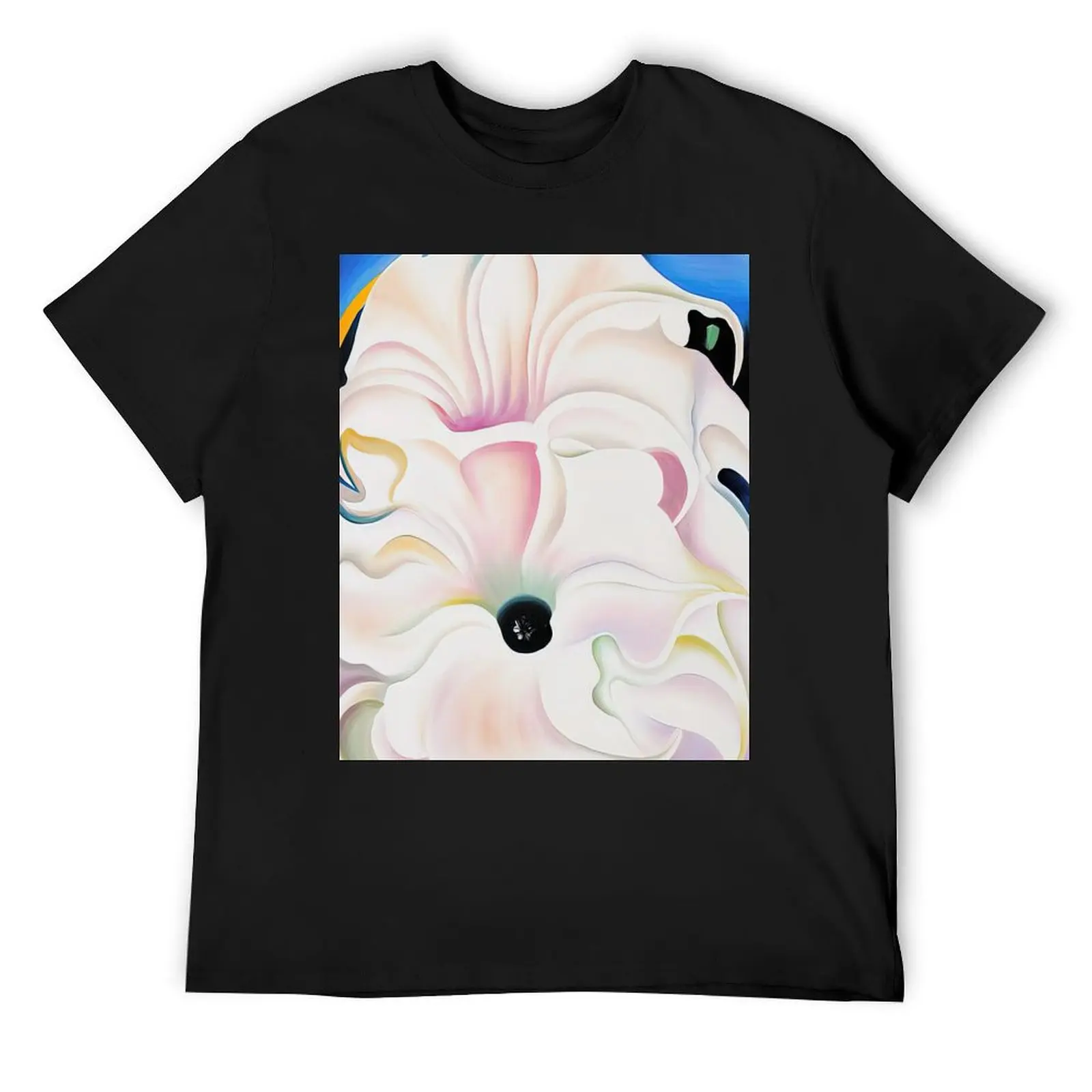 

Georgia O'Keeffe-футболка Bella Donna, модные рубашки, простые забавные костюмы, футболки с рисунком баскетбола, набор футболок для мужчин
