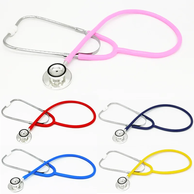 Portable Double Head Stethoscope Professional Cardiology Stethoscope Doctor Medical Equipment Student Vet Nurse Medical Device