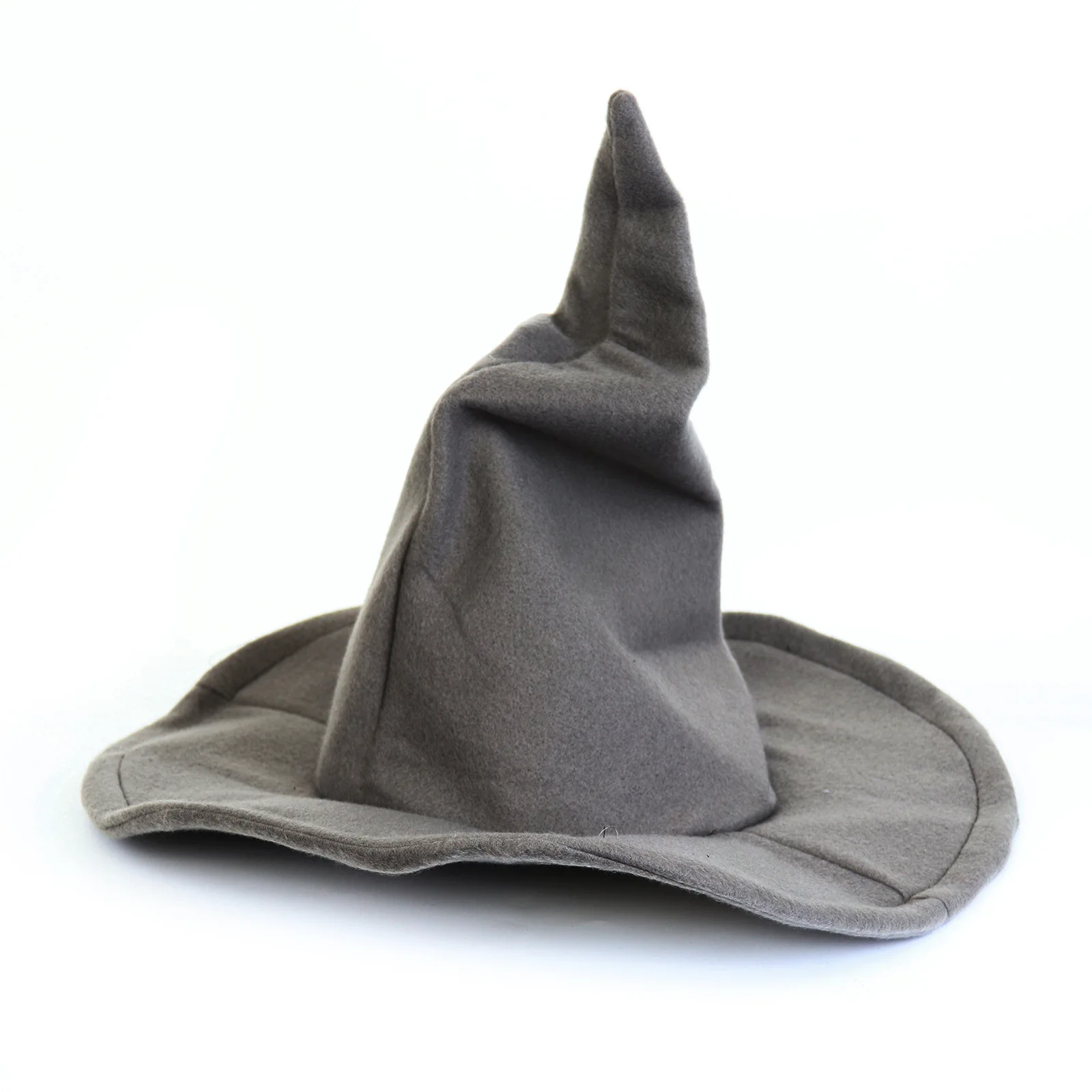 Sombrero de mago gris de Halloween, sombrero puntiagudo Dumbledore, disfraces de juego de rol