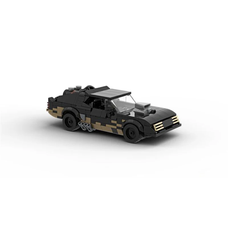 342PCS Speed Champions Mad Max V8 Interceptor Last of the MOC Building Blocks City Vehicle Toy Brick Children\'s Birthday Gift