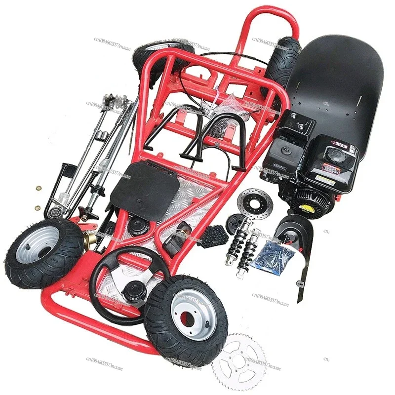 

conjunto neumáticos de carretera gasolina, drift go kart modificado de cuatro ruedas, 168CC