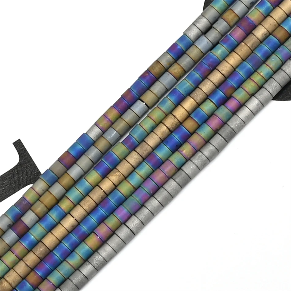 Uniform 11/0 Japanese Seed Beads 1.6mm Matte Metallic Glass SeedBeads for Jewelry Making DIY Sewing Accessory 2000pcs/tube