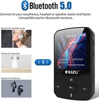 RUIZU X52 Sport Bluetooth MP3 Player Clip Mini with Screen Support FM,Recording,E-Book,Clock,Pedometer Music Player