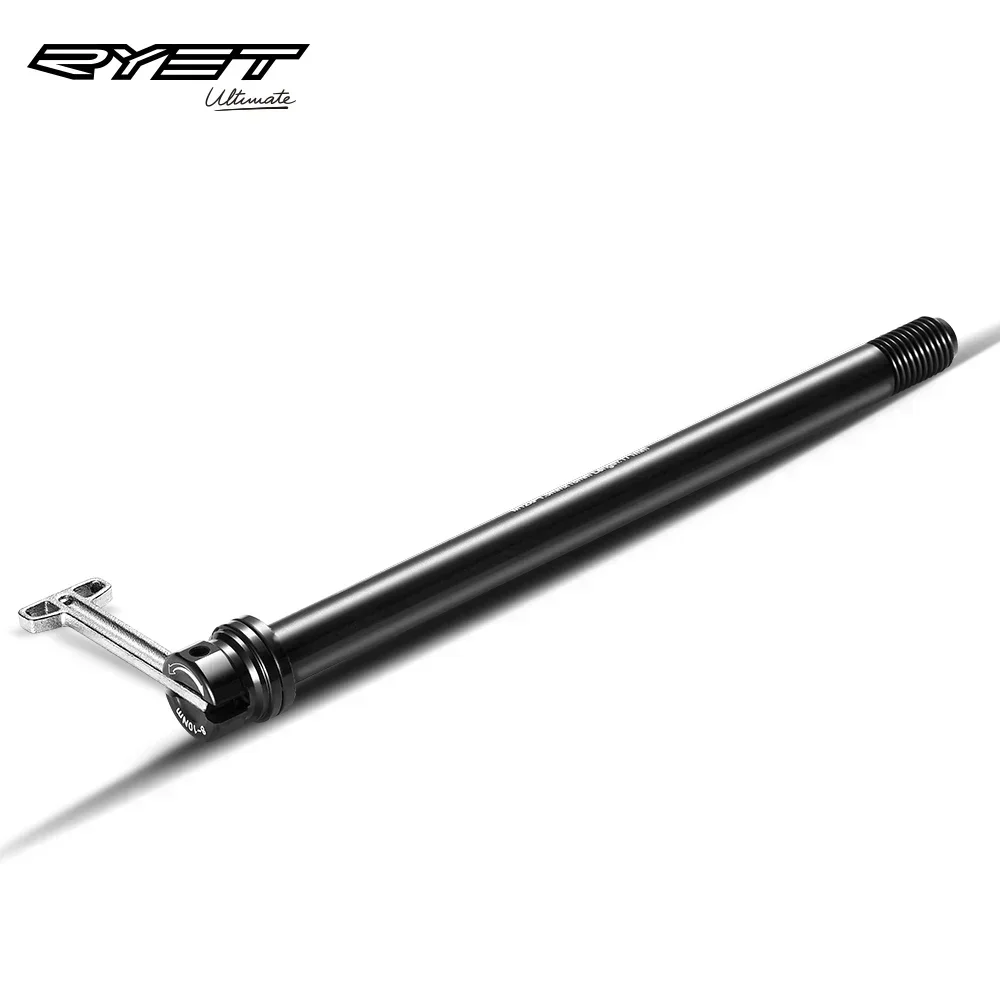 

RYET 12mm Tooled Lever Thru Axle 12x100/12x142/12x148mm Lightweight CNC for MTB Road Bike Front Fork Rear Hub Quick Release