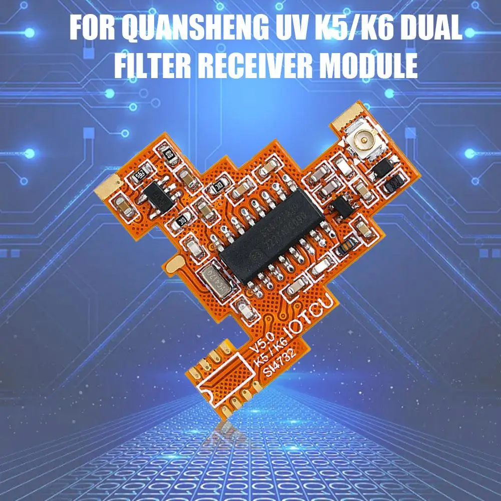 For Quansheng K5/K6 Upgrade Dual Filtering (pre Selected Frequency/bandpass)+dual Amplification Amplifier/sound (high Ampli O7K9