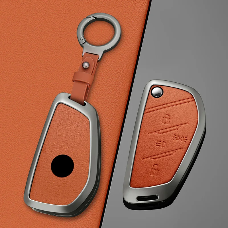 New car key cover suitable for 2024 Foton Xingyi Pro van key case Auman Galaxy 680 Fukang A520GTL key pouch buckle accessories