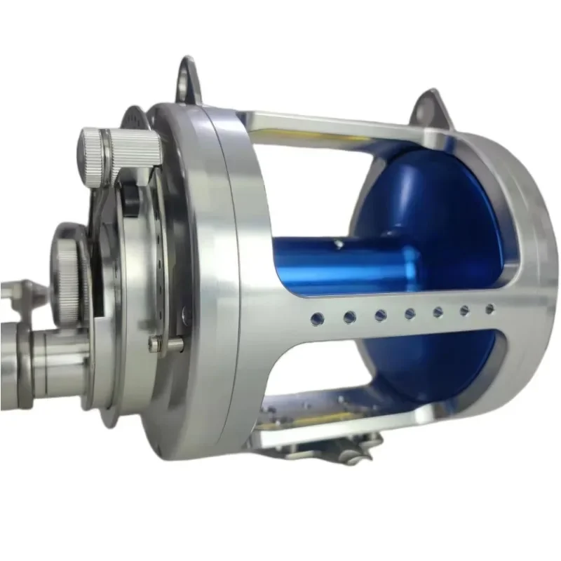 Wholesale trolling reel Big Game HT801-80w Solid Color 121.5MM 80LBS/1025YDS 98.8MM 9BB image 4