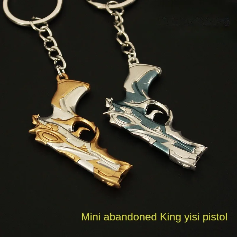 Valorant Game Weapon Anime Surrounding 5cm Fearless Contract Mini Abandoned King's Thoughts Small Gun Zinc Alloy Model Toys