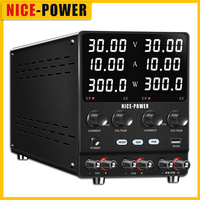 Dual-channel DC Power Supply 3 Modes INDEP/SER/PAR Regulated Voltage 30V 10A 60V 5A Adjustable Source For DIY Testing Repair