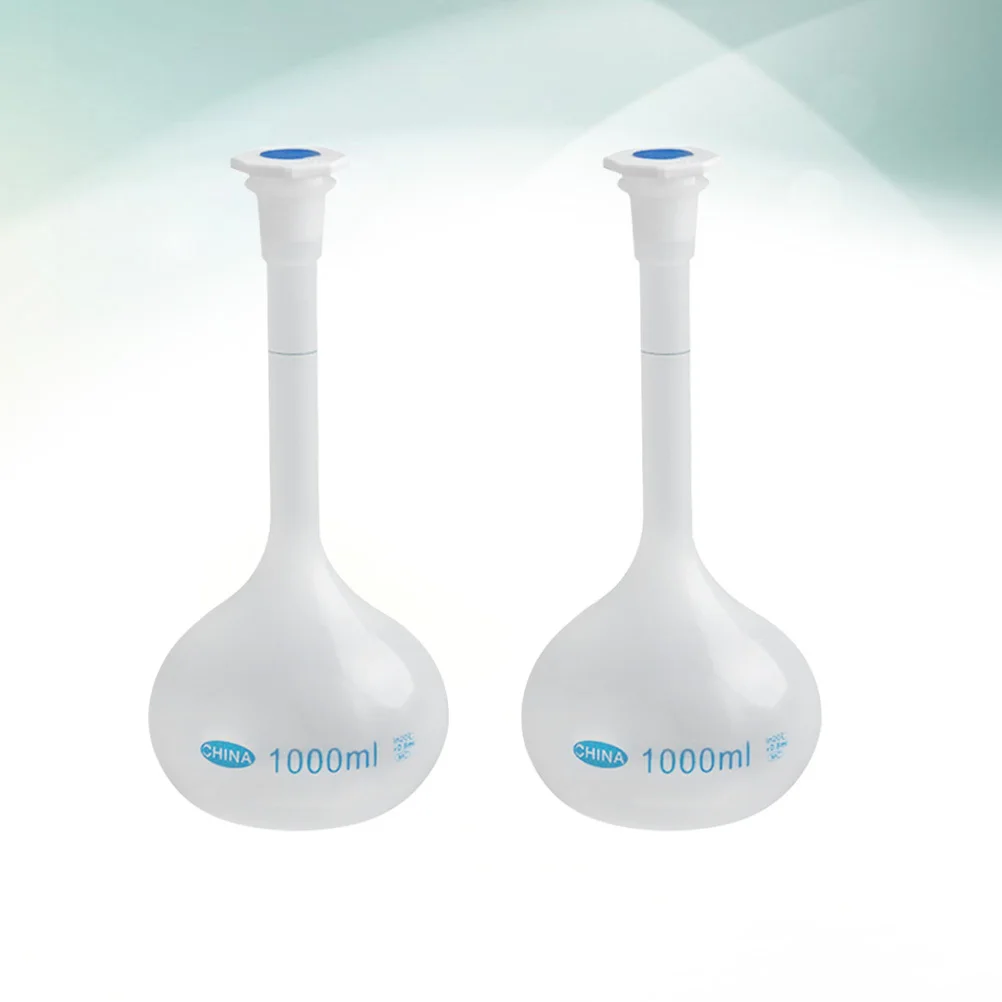 2 قطعة زجاجة سعة 100 مللي حاوية فارغة من البلاستيك المتين لتخزين السوائل قارورة حجمية متعددة الوظائف مختبر #4