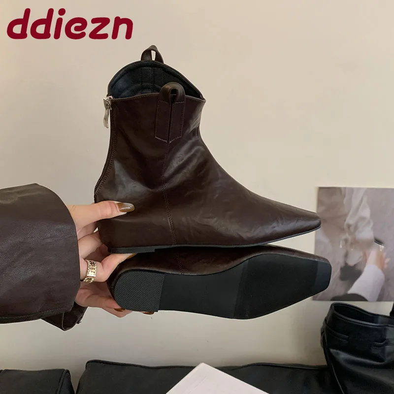 

Женские ботильоны «Челси» на молнии, увеличивающие рост, модная обувь с острым носком, женские короткие ботинки, новая обувь