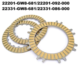 22201-GW8-681 22201-092-000 Clutch Friction Plate Set For Honda CA100 / Supercub / Super Cub 50 / CA110 CA 100 C70 CT70 C90