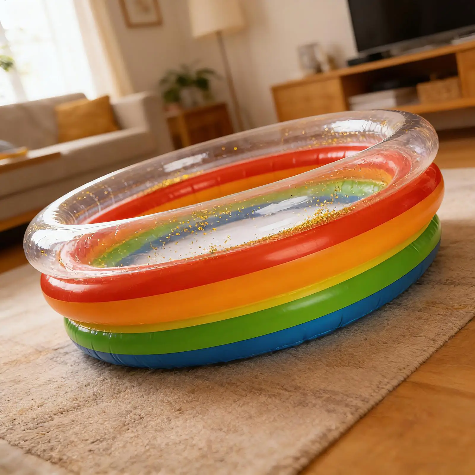 Kids Pool PVC Inflatable Round Water Game Play Center Kid Swimming Pool For Kid Boys Girls Children Outdoor Garden Backyard