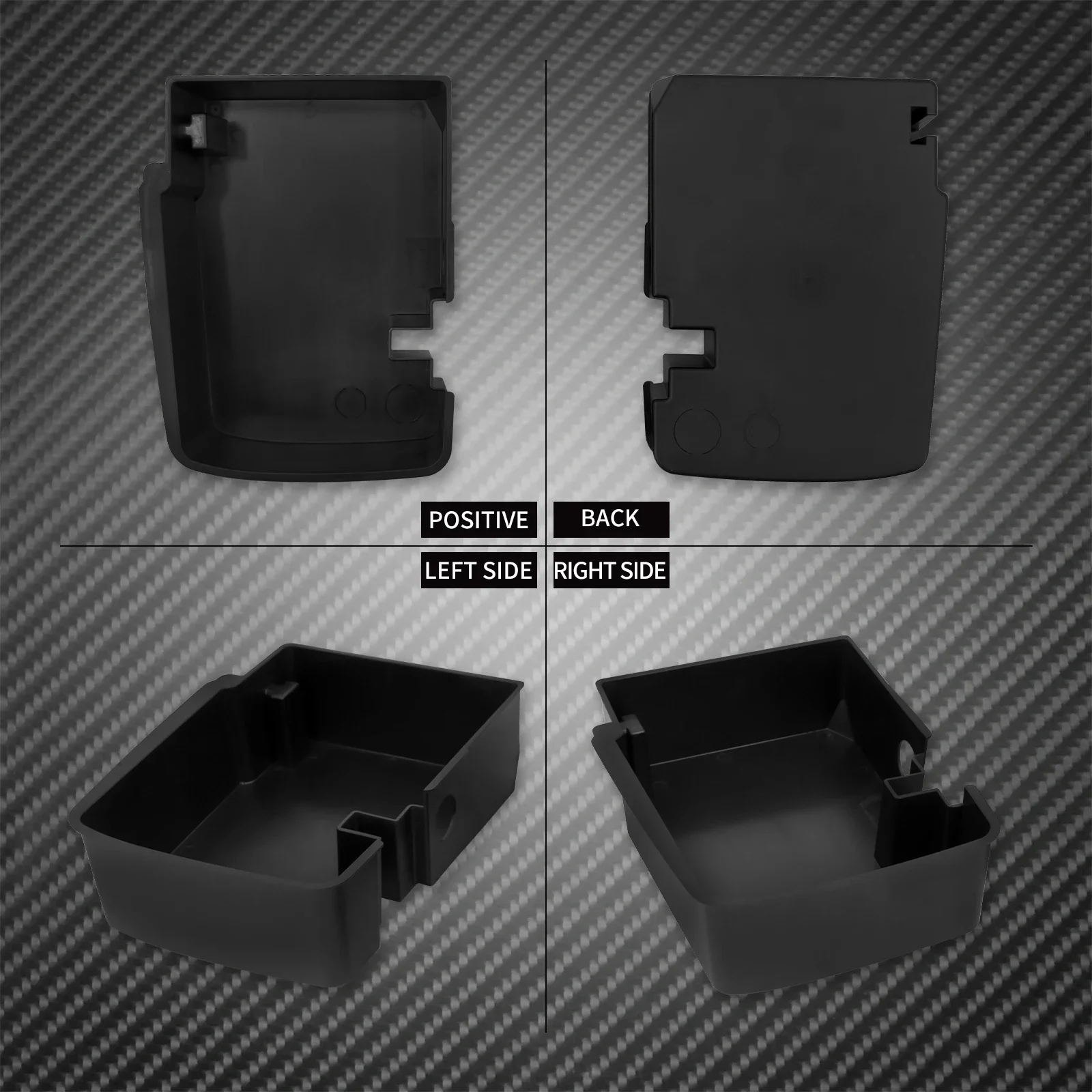 Motorcycle Saddlebag Top Shelf Hard Tray Organizer Black Left Right Side For Harley Touring Road King Street Electra Glide 14-24