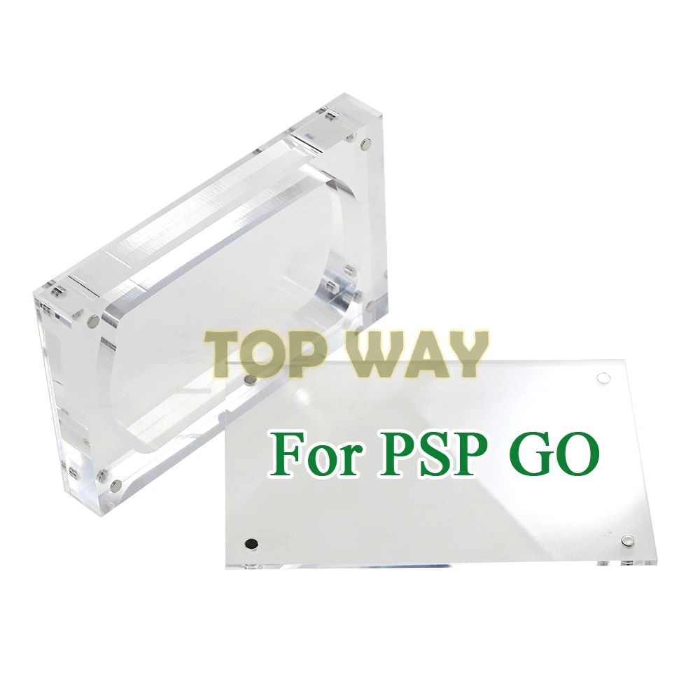 10PCS For PSPGO Card Case For PSP GO Highly Transparent Acrylic Game Display Box Repair Accessories