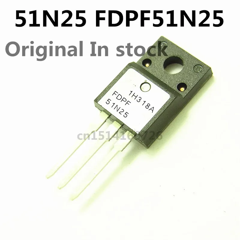 

Original new 5pcs/ 51N25 FDPF51N25 51A/250V TO-220F