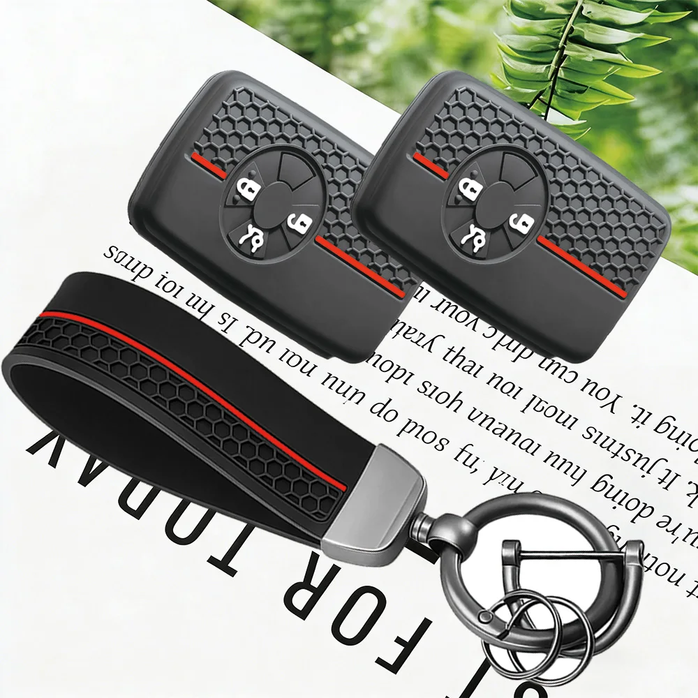 Car Key Cover For Toyota Avalon Yaris RAV4 Rukus Vanguard Crown Reiz Corolla Yaris Estima Remote Key Fob Shell Holder Case