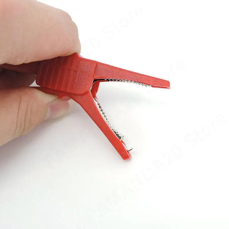 Зажим типа «крокодил», зажимы типа «крокодил», полностью изолированный медный испытательный провод, 4 мм Концевая вилка типа «банан» для fluke 1000 В 32A M20