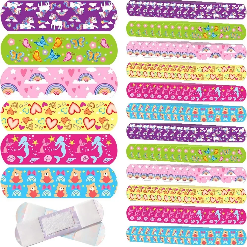 60pcs/set Cartoon Boys Girls Band Aid for Wound Dressing Patch Cute Plaster for First Aid Strips Tape Adhesive Bandages