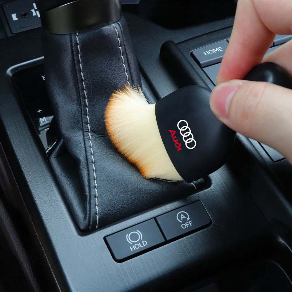 Car Air Conditioner Outlet Dashboard Cleaning Brush Auto Interior Dust Brush for Audi Sline A3 8P S3 8V A4 B8 B6 B7 A6 C6 C6 Q5