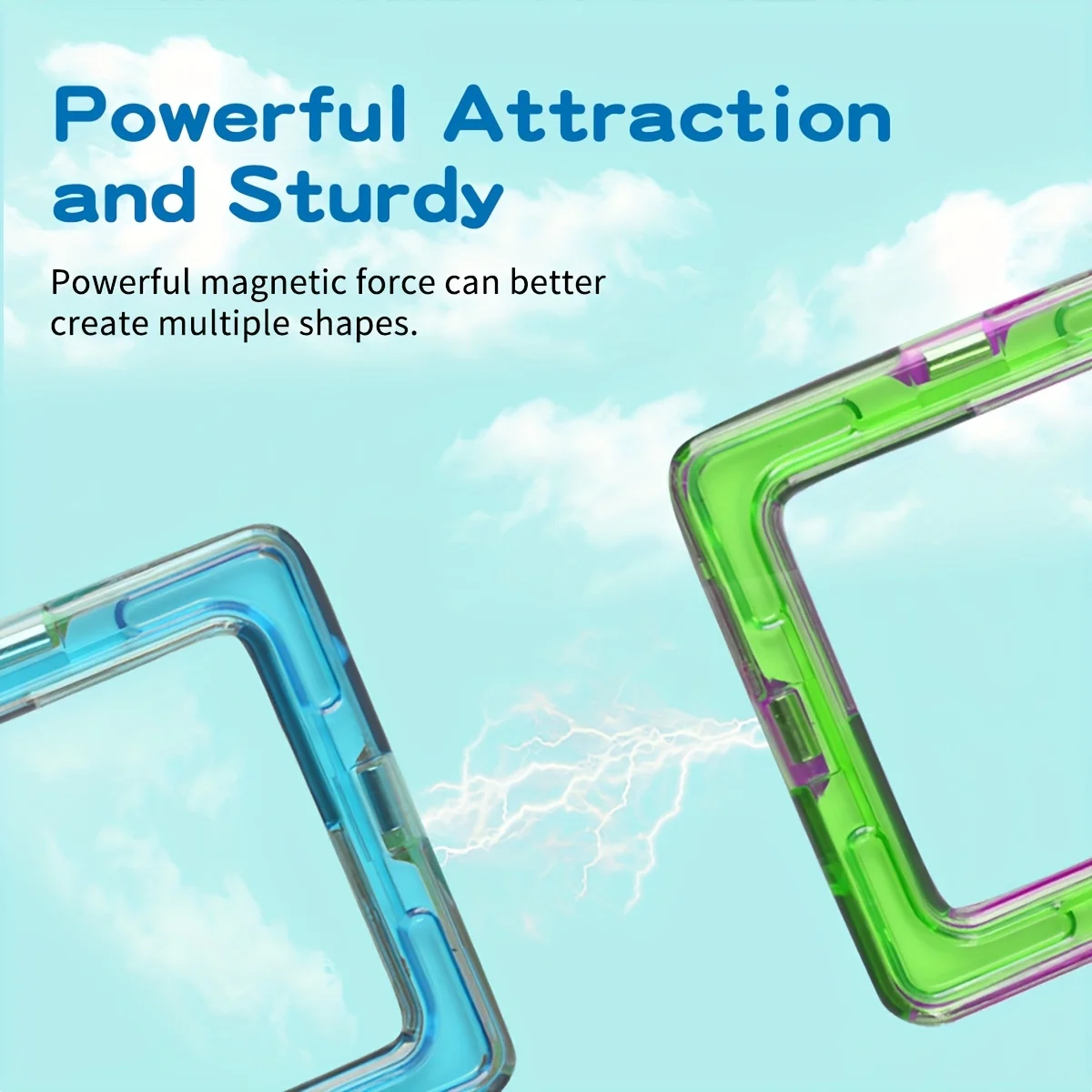 บล็อกแม่เหล็กขนาดใหญ่, ของเล่นแผ่นแม่เหล็ก, ของเล่นก่อสร้าง DIY, ของเล่นแบบโต้ตอบระหว่างพ่อแม่และลูก, เหมาะสำหรับของขวัญการเรียนรู้วันเกิดวันหยุดของเด็ก